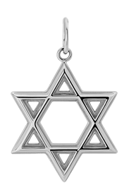 Miansai Pendants Mini Star of David Pendant, Sterling Silver Polished Silver