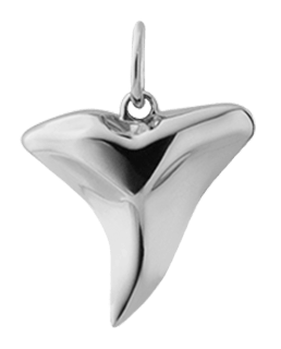 Miansai Pendants Shark Tooth Pendant, Sterling Silver, Polished Polished Silver / O/S