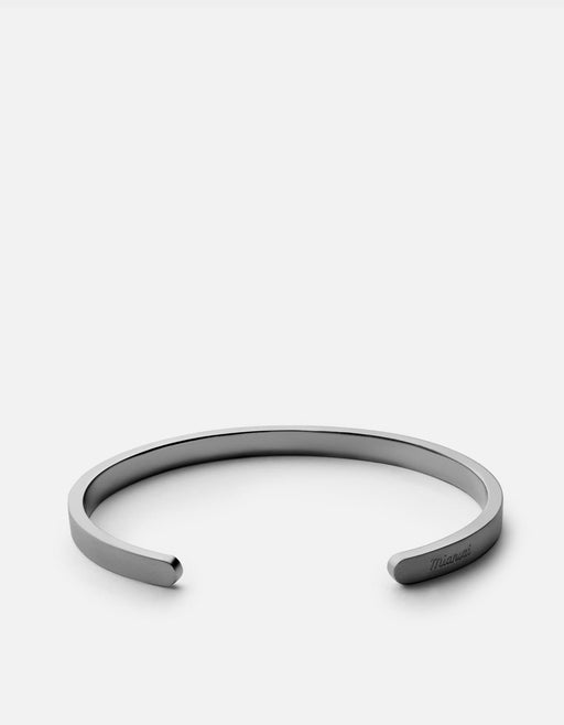 Miansai Cuffs Singular Cuff, Matte Black Rhodium