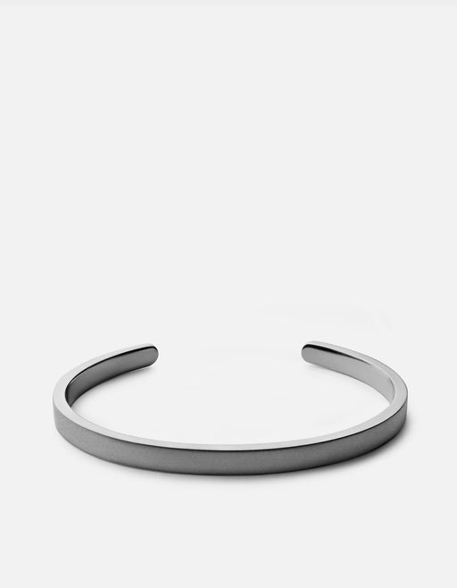 Miansai Cuffs Singular Cuff, Matte Black Rhodium matte black / M / Monogram: No