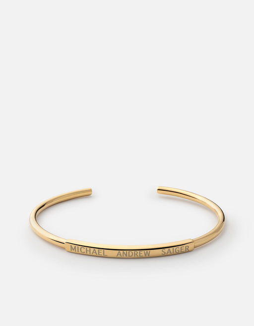 Miansai Cuffs ID Cuff, Gold