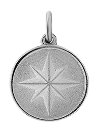 Miansai Pendants North Star Pendant, Sterling Silver Matte Silver