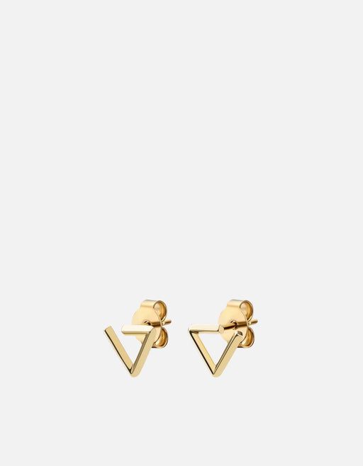 Miansai Earrings Eden Studs, Gold Vermeil Polished Gold / Pair