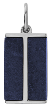 Miansai Pendants Duo Lapis Pendant, Sterling Silver Blue / O/S